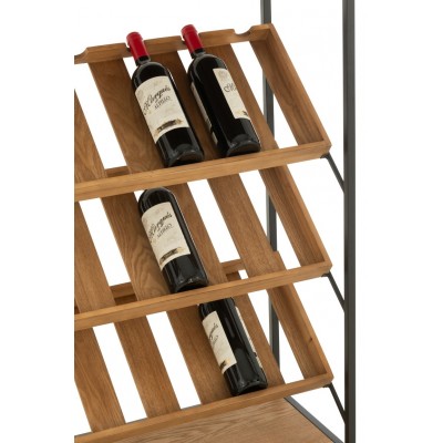 Witryna na wino Wine M, naturalna, J-Line