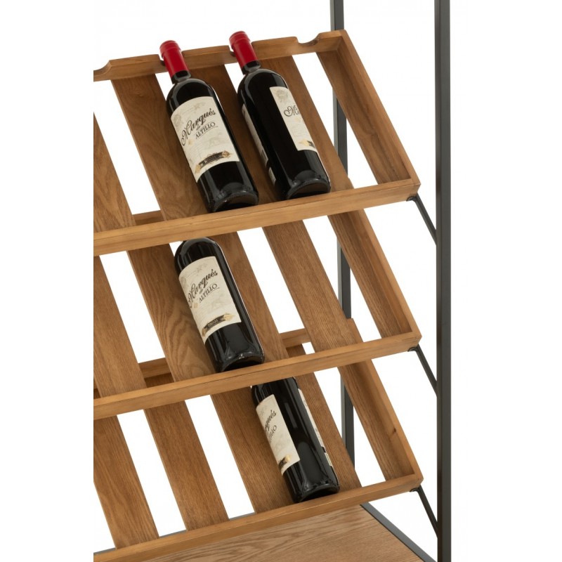 Witryna na wino Wine M, naturalna, J-Line