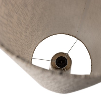 Loft lampa podłogowa 130 cm, boucle naturalna w kropki, Woood