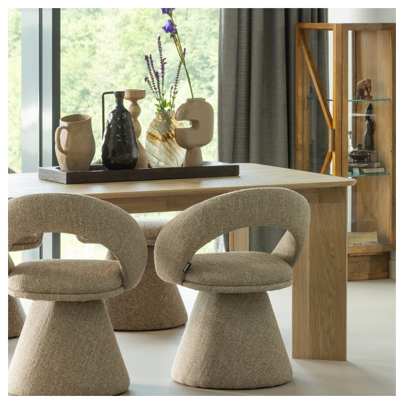 Stół do jadalni Tablo Rounded 180x100 cm, naturalny, Woood