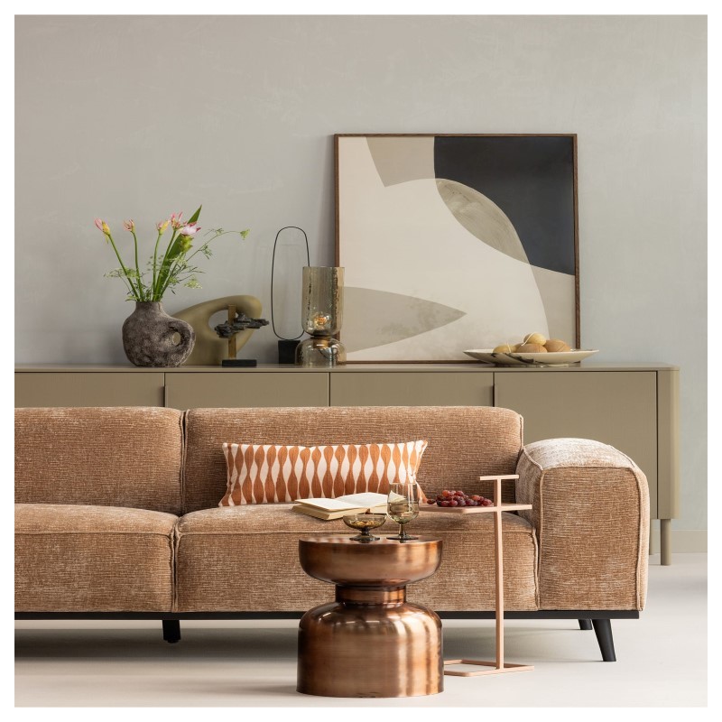 Frits stolik boczny, metalowy w brązie, Woood