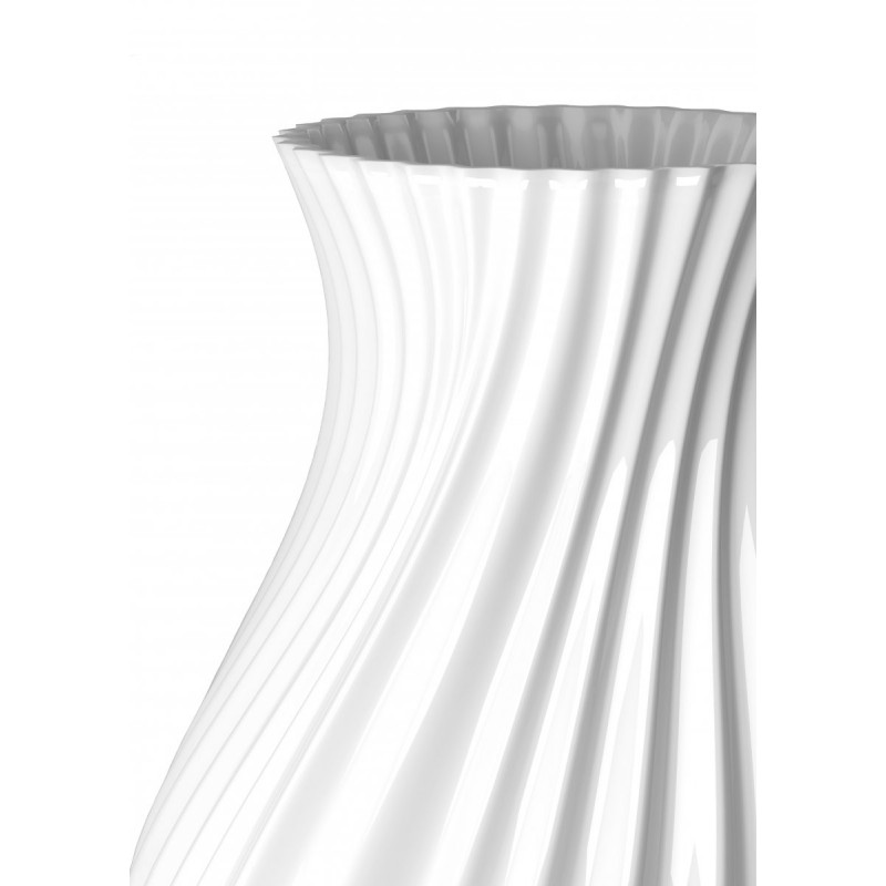 Wazon Twist 18cm, biały, Lyngby Porcelain