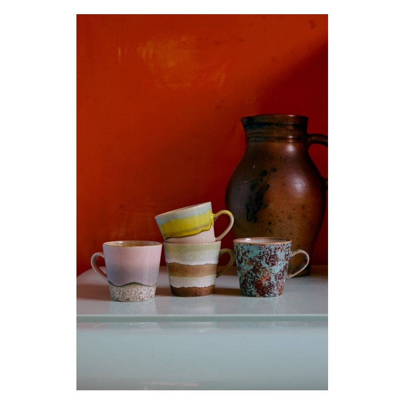 Rococo kubki do americano 70s ceramics, 4 szt., HKLiving