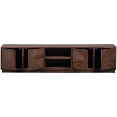 Komoda RTV Sun 200 cm, brązowa, Woood