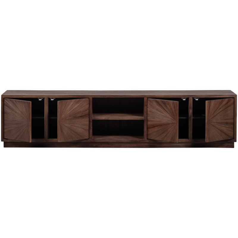 Komoda RTV Sun 200 cm, brązowa, Woood