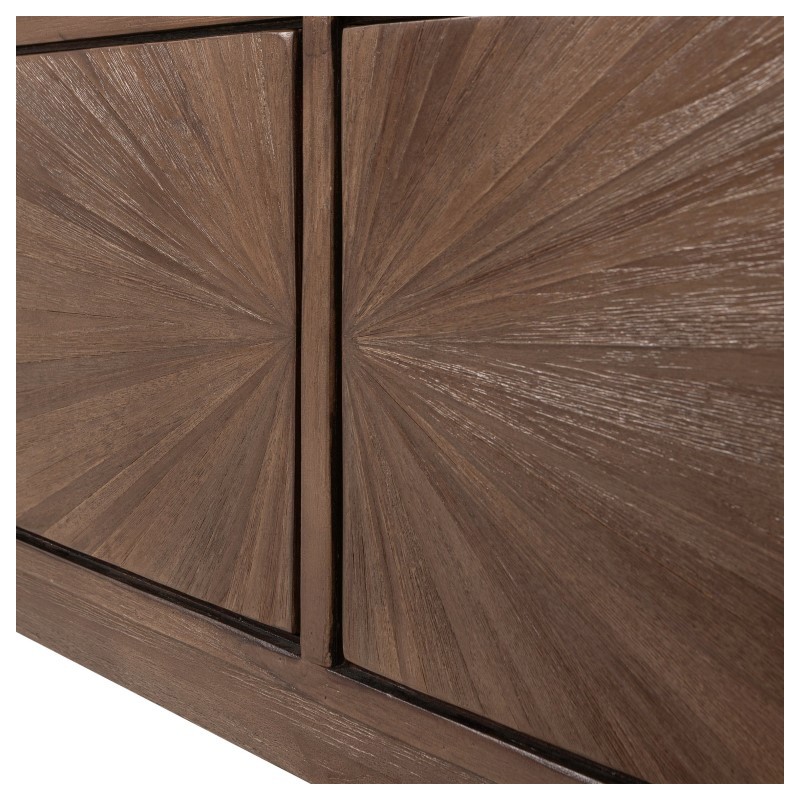 Komoda RTV Sun 200 cm, brązowa, Woood