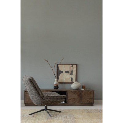 Komoda RTV Sun 200 cm, brązowa, Woood