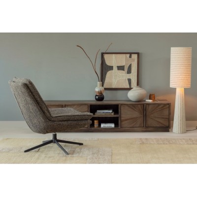 Komoda RTV Sun 200 cm, brązowa, Woood