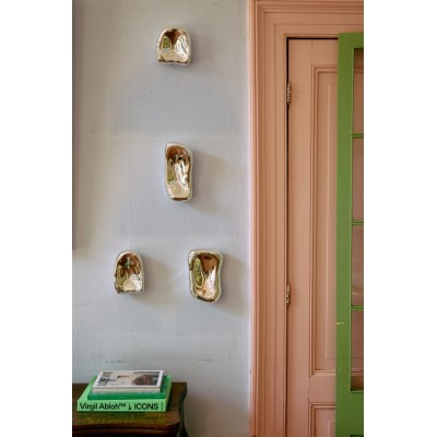 Dekoracja ścienna Chrome no.1, srebrna, HKLiving