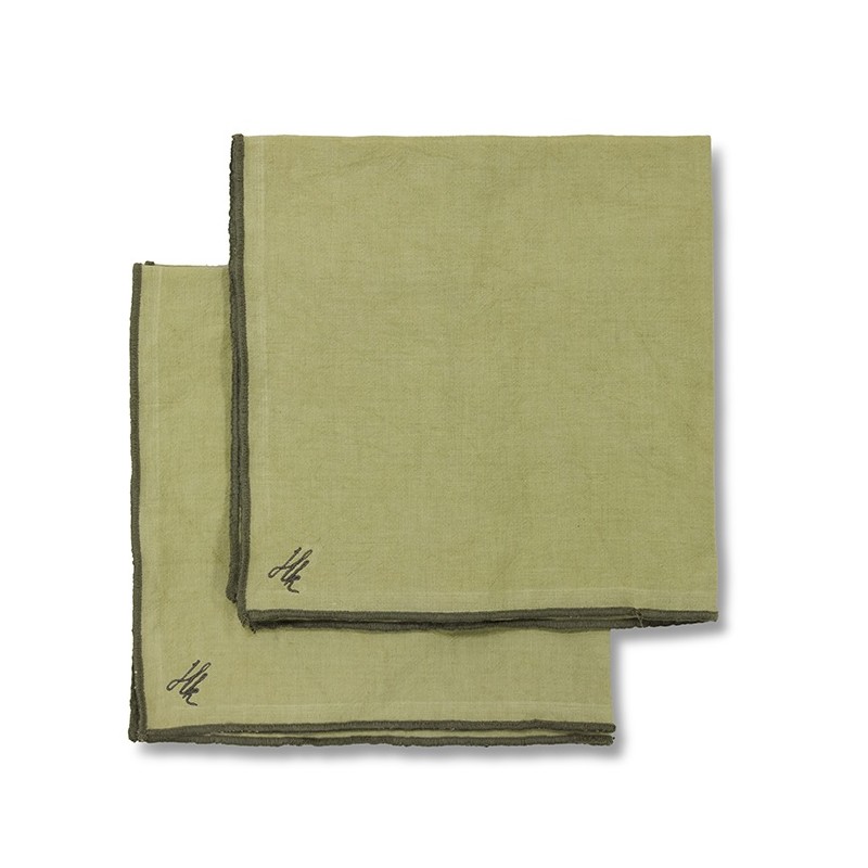 Ease komplet serwetek 2szt, zielone, HKLiving