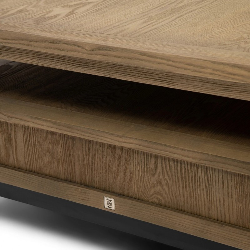 Stolik kawowy The Hoxton, drewniany, Riviera Maison