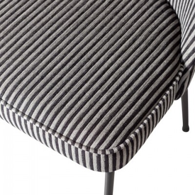 Krzesło do jadalni Vogue w paski, Woood