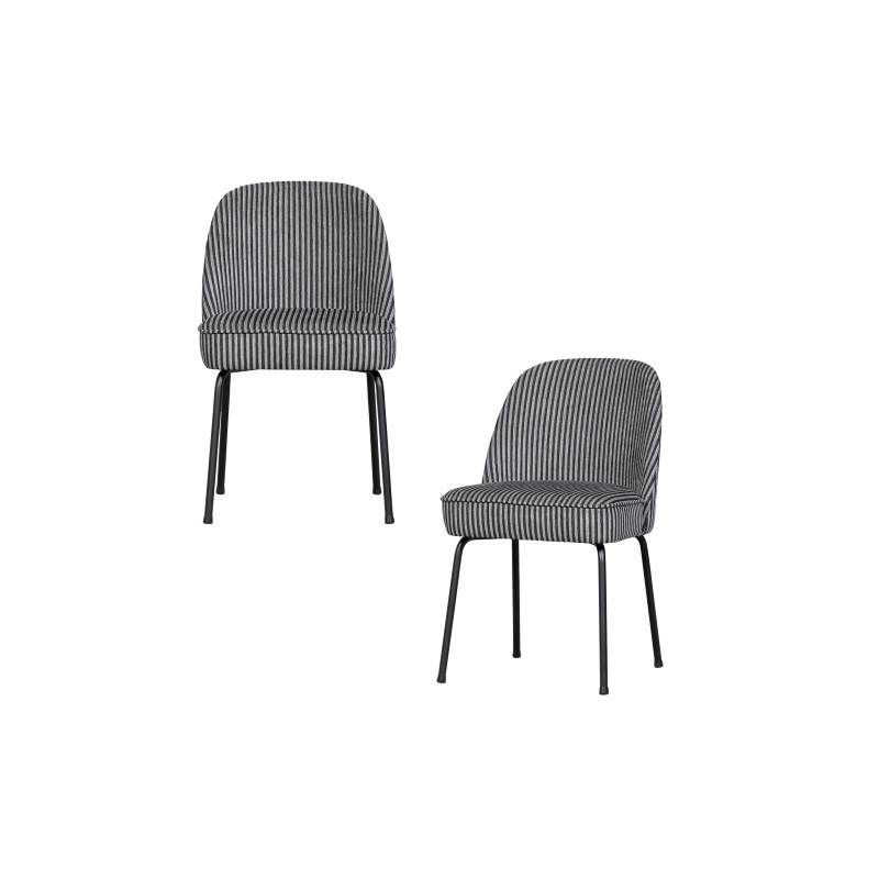 Krzesło do jadalni Vogue w paski, Woood