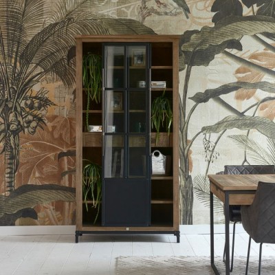 Witryna The Hoxton 214 cm, drewniana, Riviera Maison