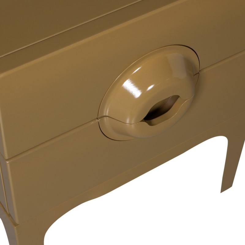 Stolik nocny Merge, honey yellow, Woood