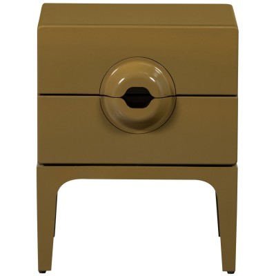 Stolik nocny Merge, honey yellow, Woood