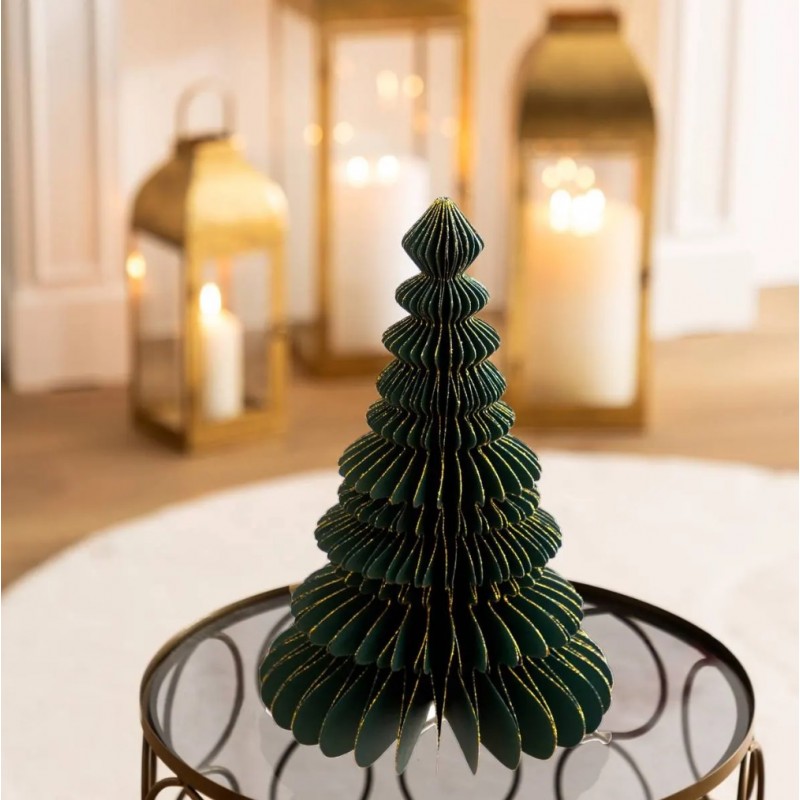 Papierowa choinka Tree, dekoracja, zielona, Atmosphera