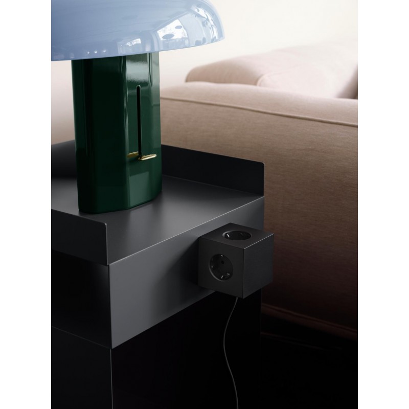 Listwa zasilająca Square z magnetyczną podstawą, 1,8m, czarna, Avolt