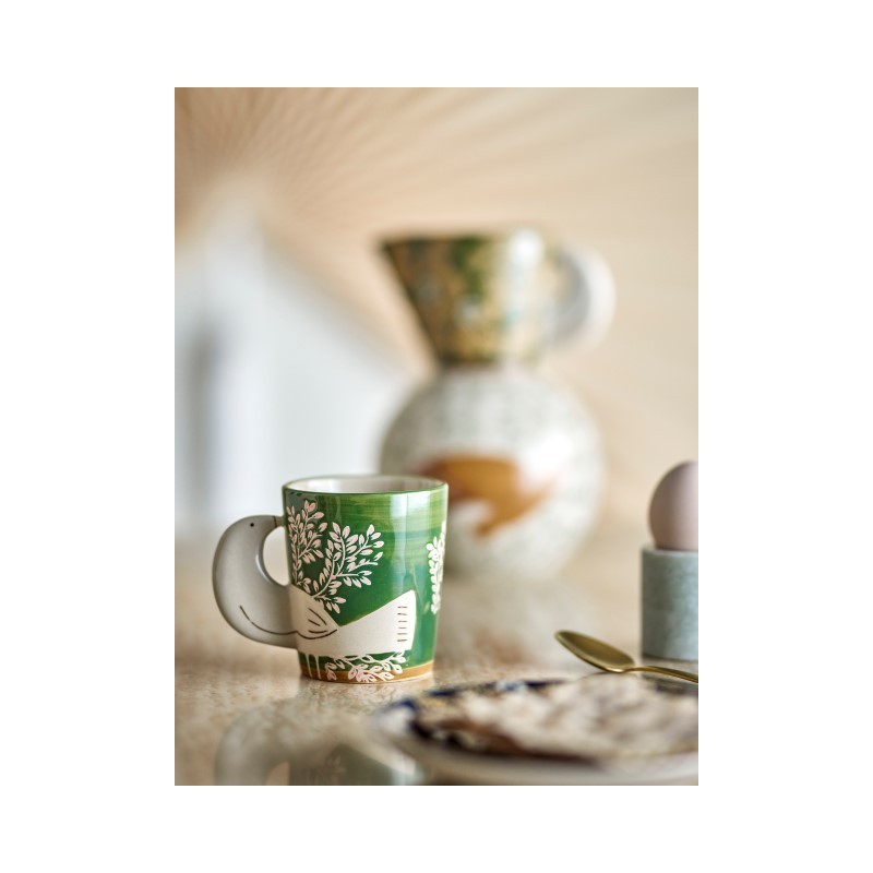 Kubek do herbaty Hezha, zielony, Bloomingville