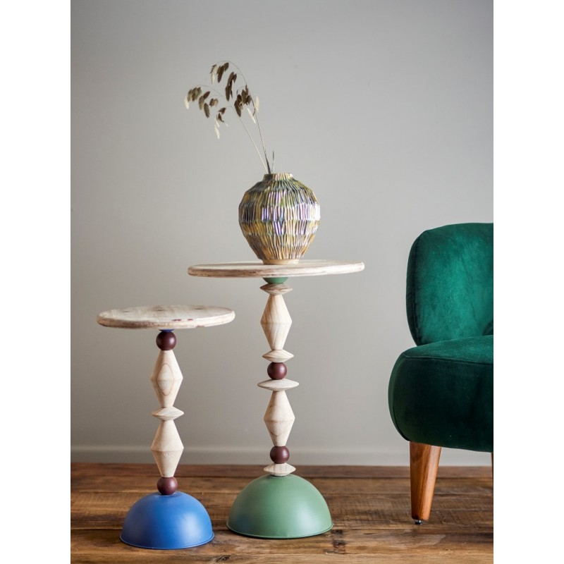 Stolik Boczny Mannelli, zielony, Bloomingville