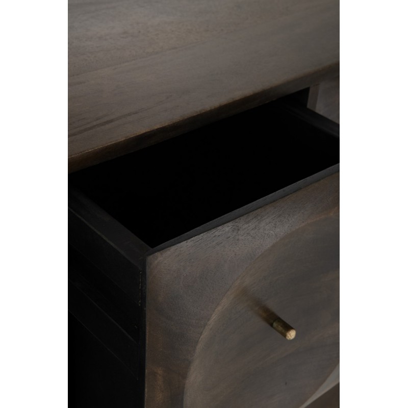 Komoda Circle, ciemny brąz, J-Line