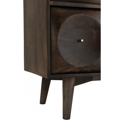 Komoda Circle, ciemny brąz, J-Line