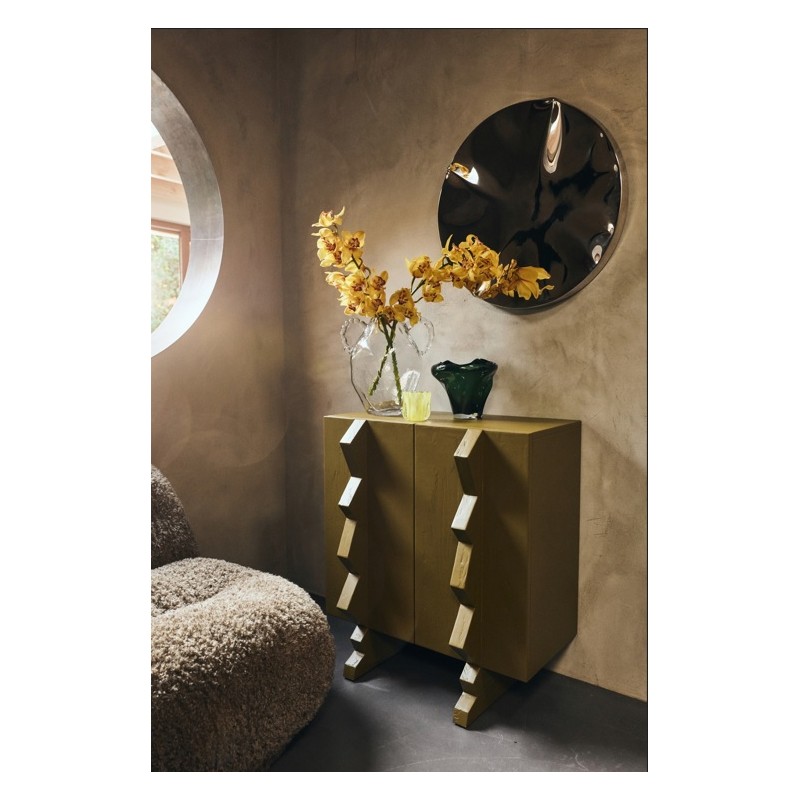 Rzeźba ścienna Dent, chrom, marka HKLiving