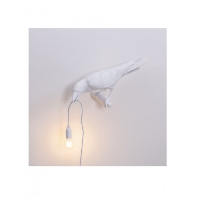 Lampa ścienna / kinkiet Bird Looking indoor, biały Seletti