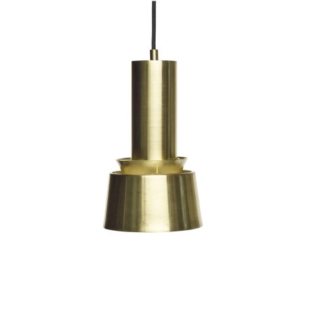 Lampa wisząca z metalu Mono, złoty, Hübsch